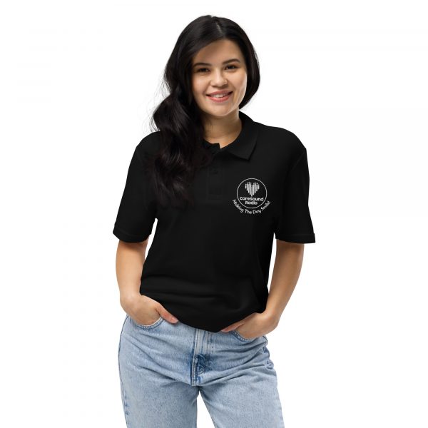 CareSound Unisex Pique Polo Shirt (Dark Colours) - Image 2