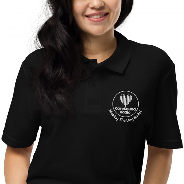 CareSound Unisex Pique Polo Shirt (Dark Colours) - Image 4